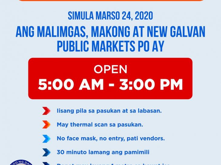 Extended ang pagbubukas ng public market